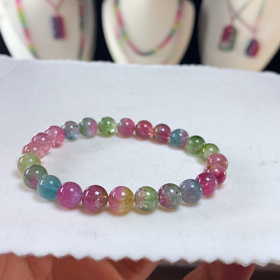 碧玺手链未镶嵌幸**神碧玺手链