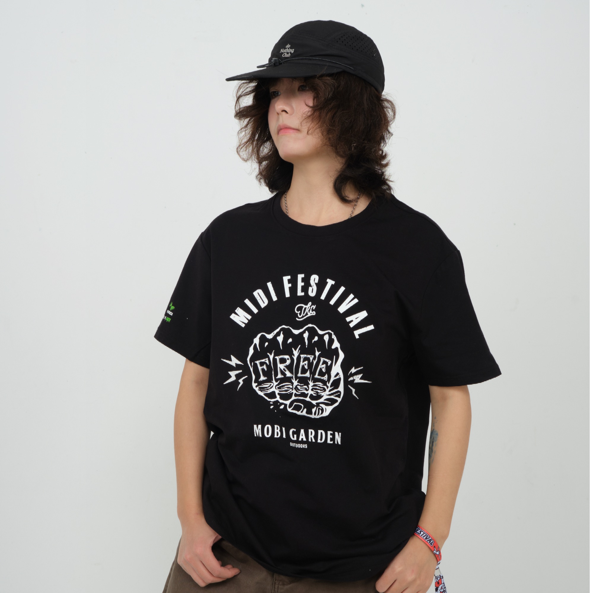 迷笛&牧高笛 户外摇滚 城市运动 透气耐磨弹力短袖 男女夏季T恤