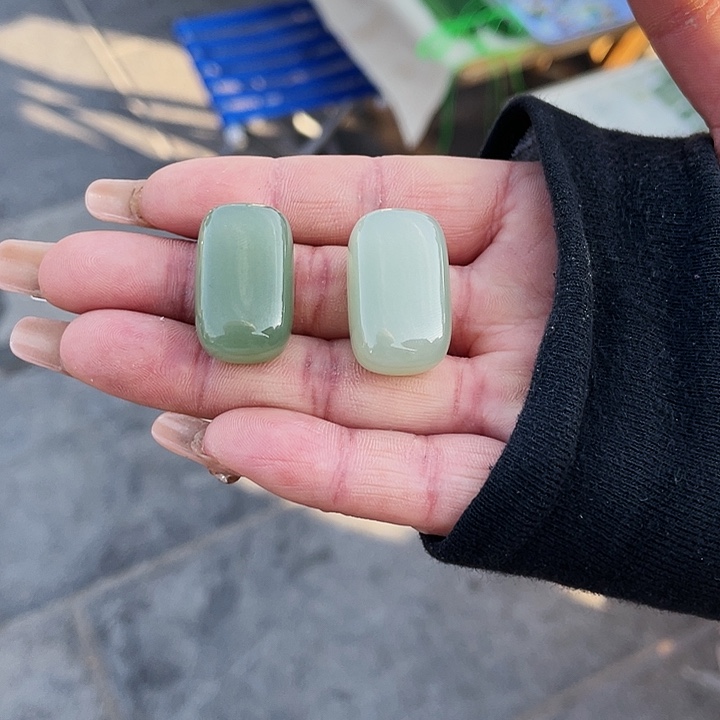 和田玉颈饰未镶嵌平安牌约25多样性拍一发一MLSS