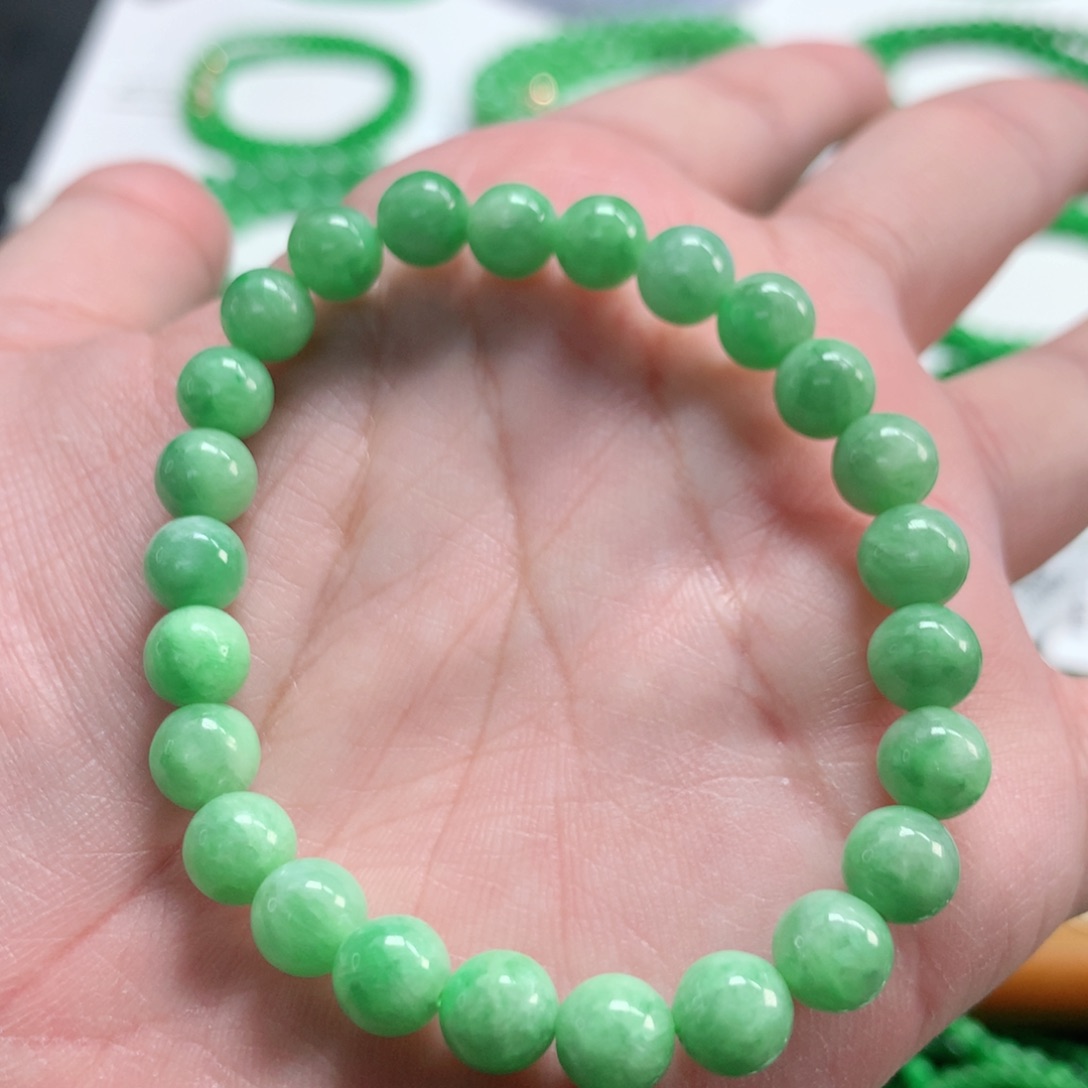 翡翠未镶嵌手链翡翠