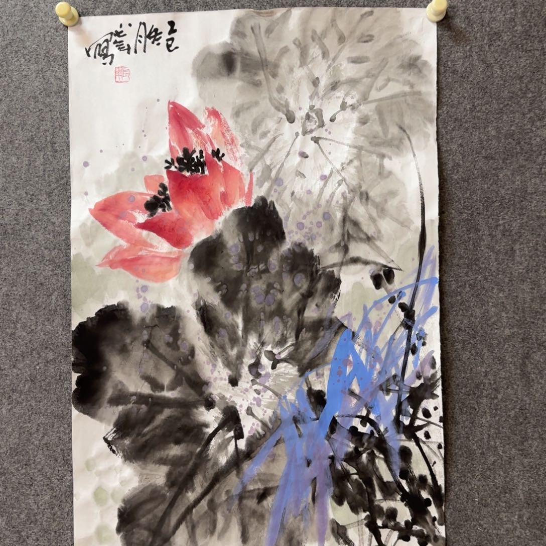国画zz靳长年老师手绘作品