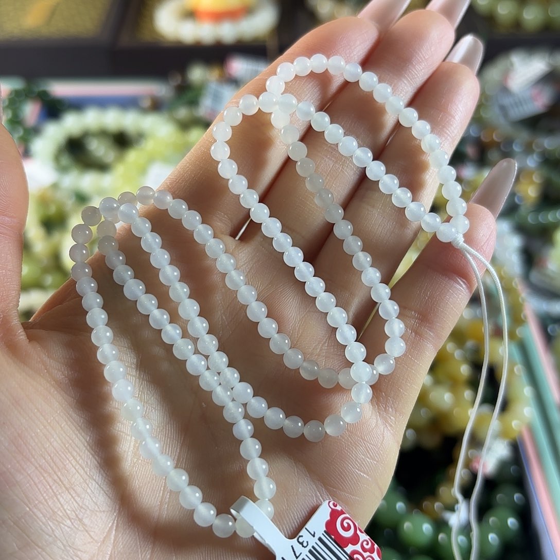 和田玉未镶嵌手链117