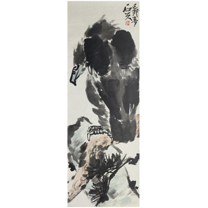 5-郭石夫-老鹰-101x35cm