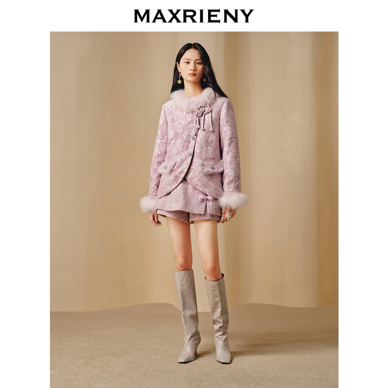 【初依专属】MAXRIENY新中式短裤高腰裙裤