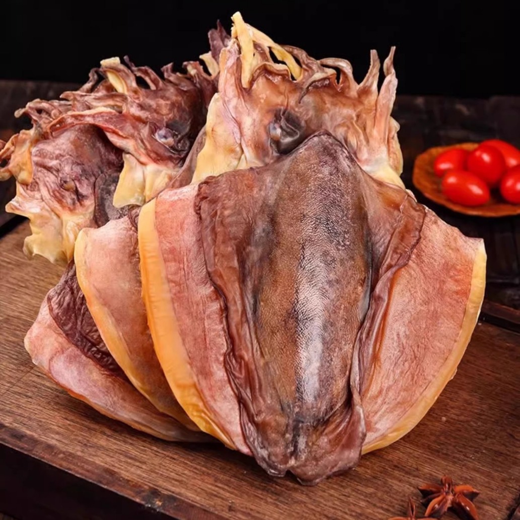 渔民新晒墨鱼干批发特产深海大墨鱼干中号乌贼干海鲜干货煲汤煮粥