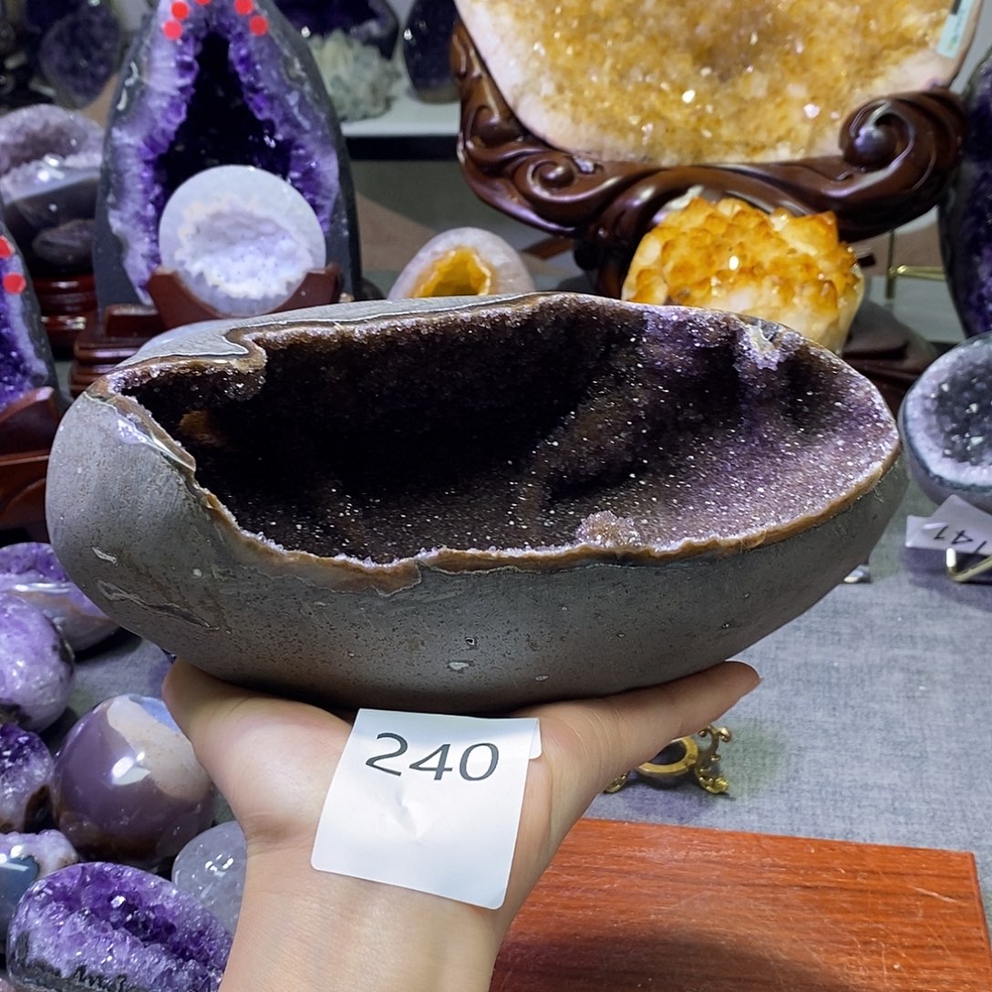 紫晶珠宝半成品未镶嵌