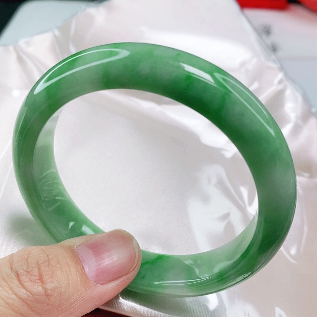 未镶嵌手镯翡翠56.2圈口新货