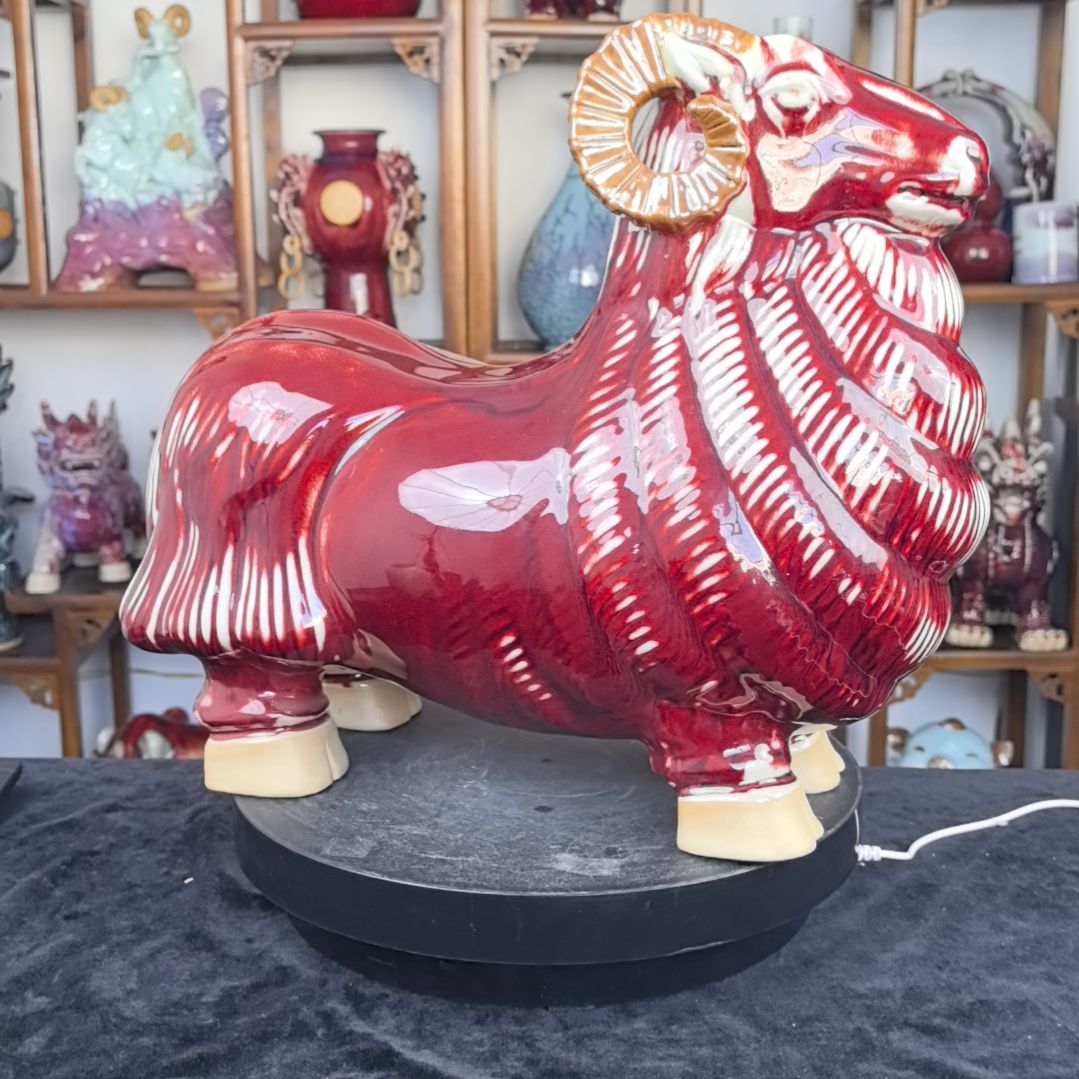 摆件钧瓷摆件神后镇钧瓷
