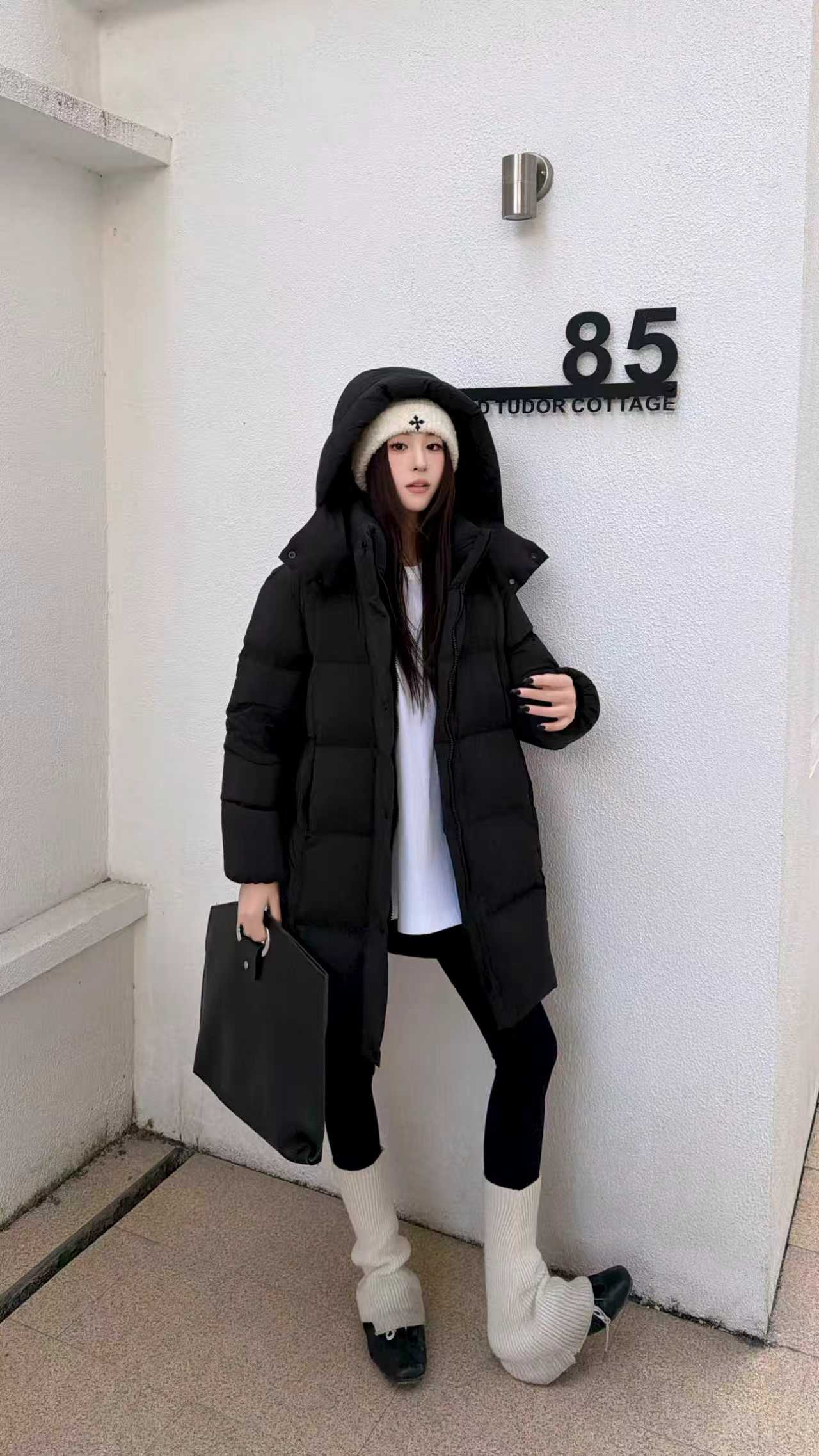2025新款90白鹅绒中长款潮流时尚女款百搭舒适保暖女装2506