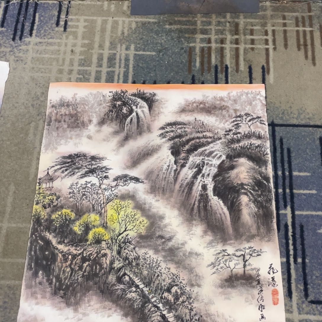 国画70x60尺寸作品山水111111