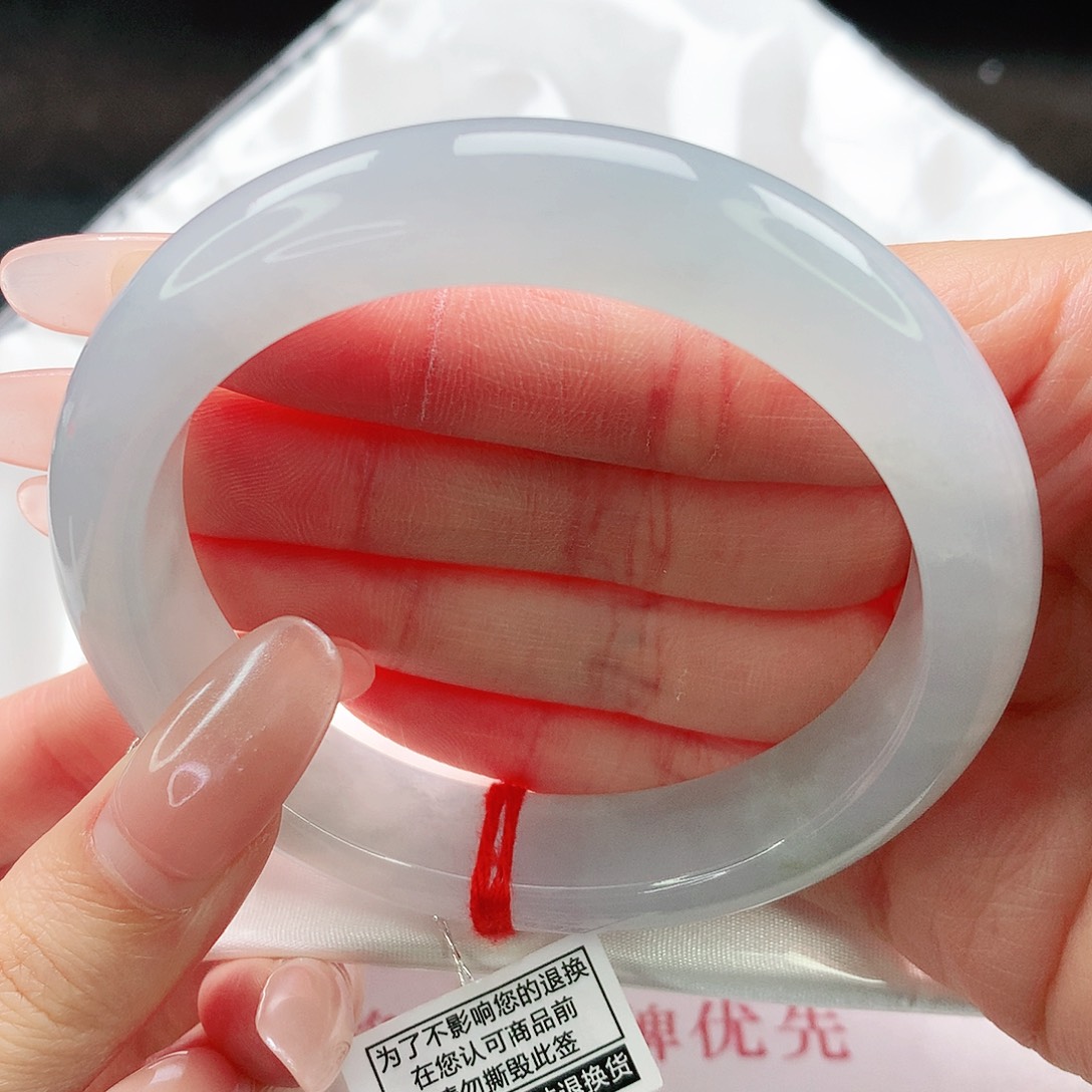 未镶嵌手镯翡翠58圈