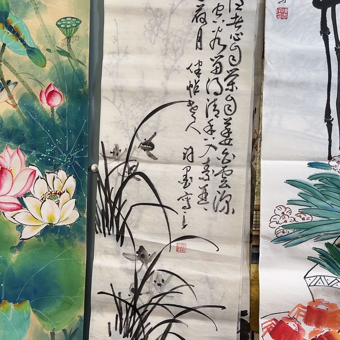 纯手绘国画作品好看四尺