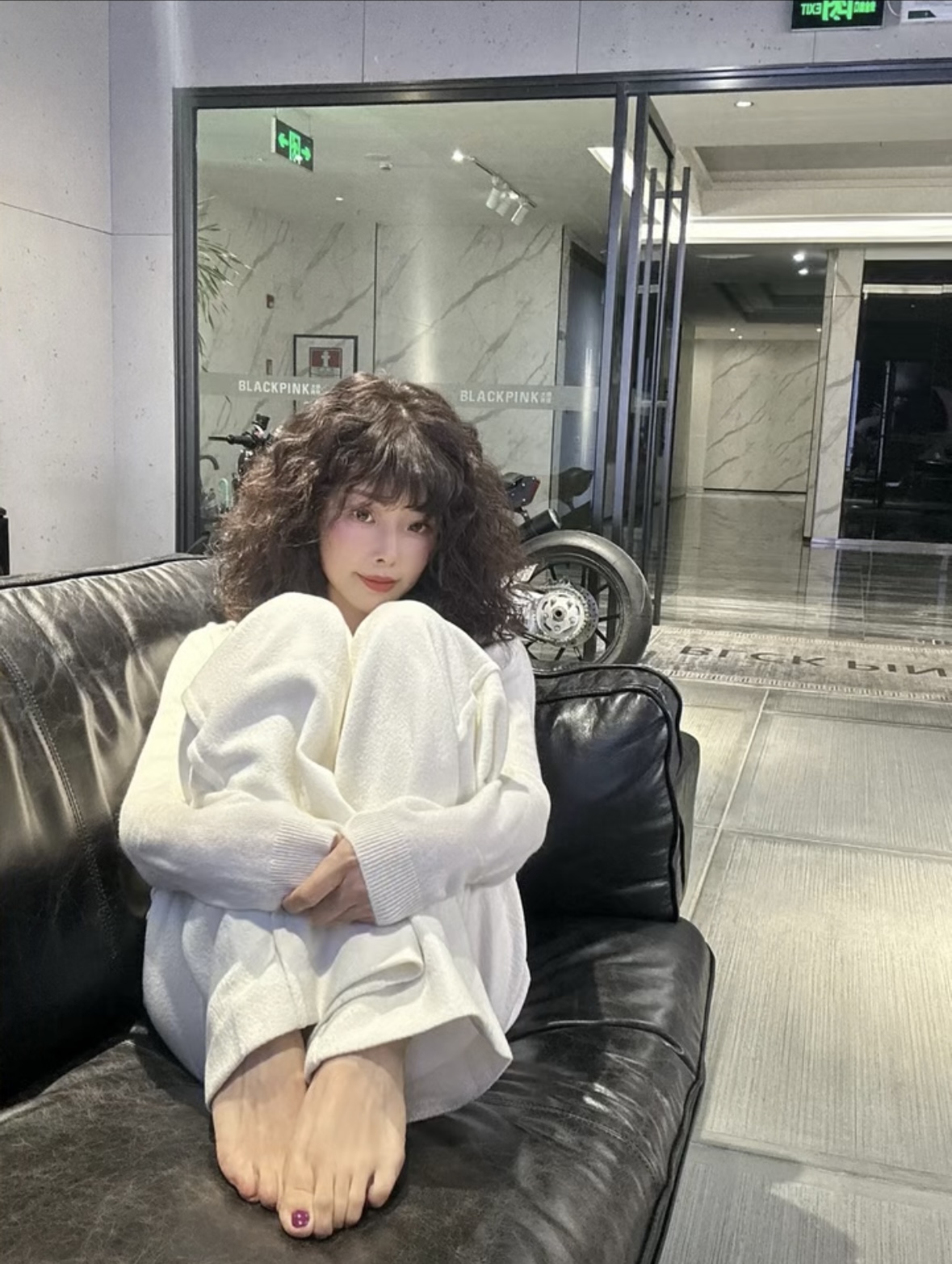 【深圳TY女装】25年秋冬新款休闲时尚高腰显瘦香蕉阔腿裤女