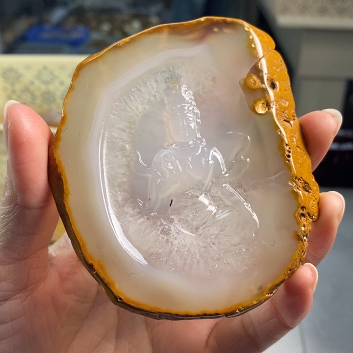 玛瑙/玉髓吊坠(不含链)未镶嵌