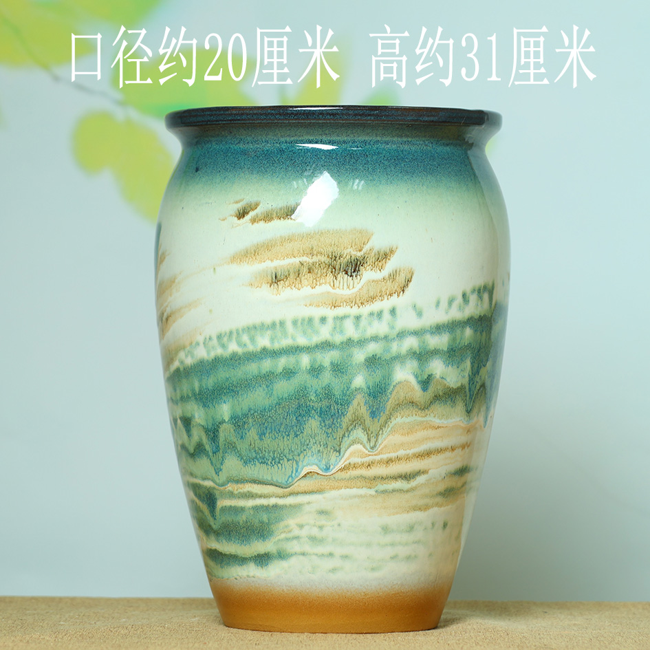 粗陶花盆特价大小口径陶瓷紫砂简约多肉绿植植物老桩法师花盆清仓