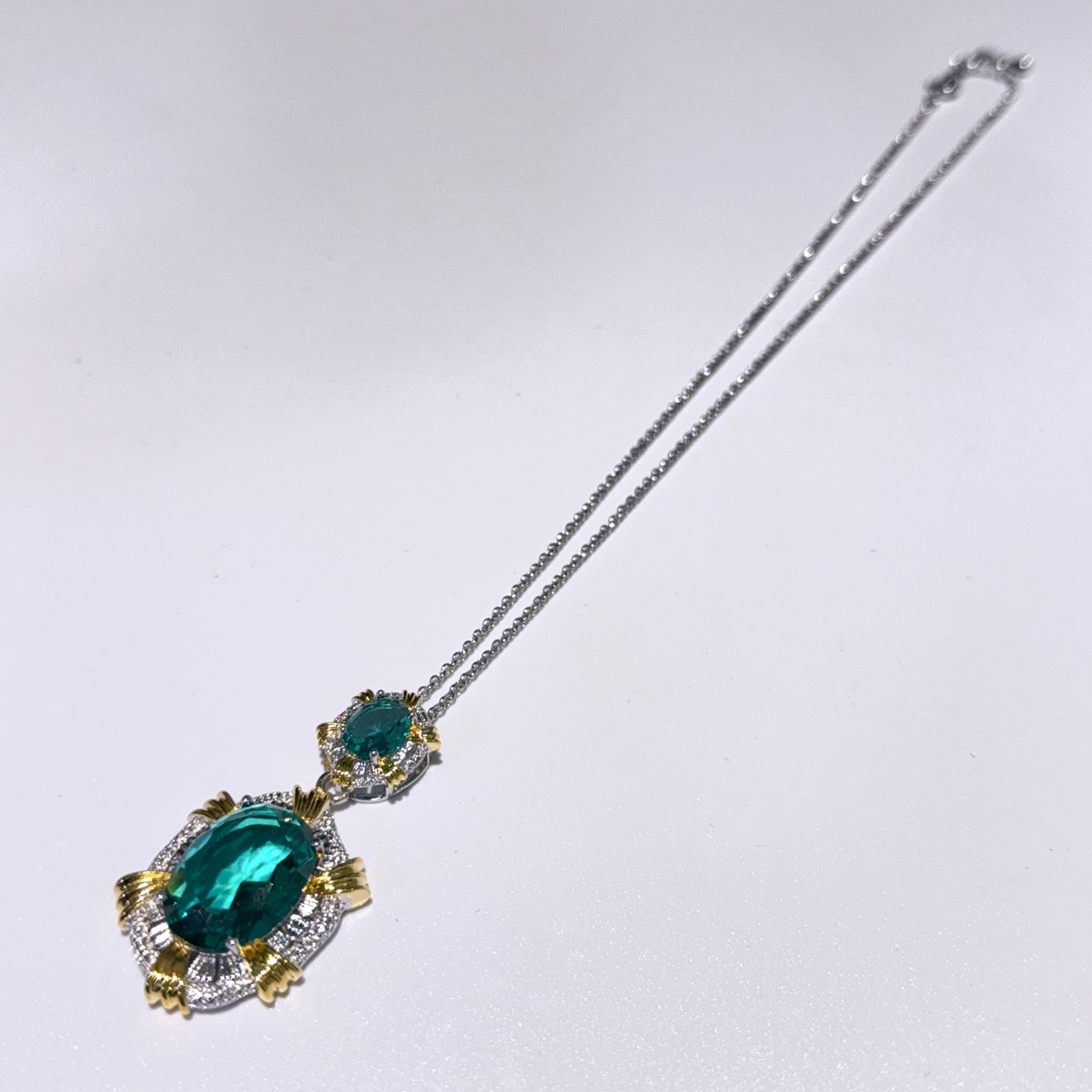 Q208 精美珠宝项链 尺寸20*14mm