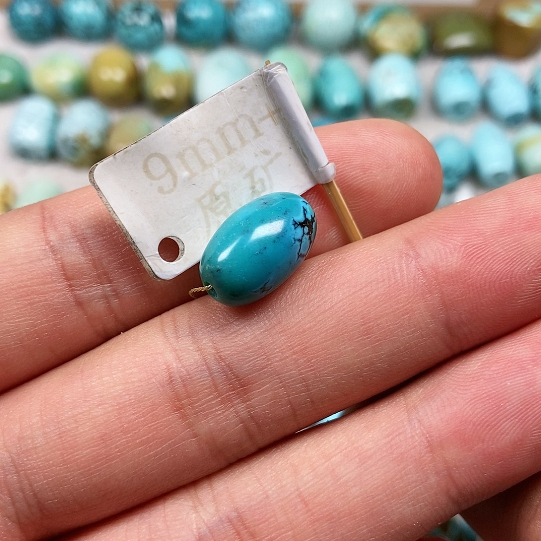 未镶嵌绿松石珠宝半成品