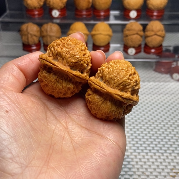 文玩核桃把件5芙蓉绣球