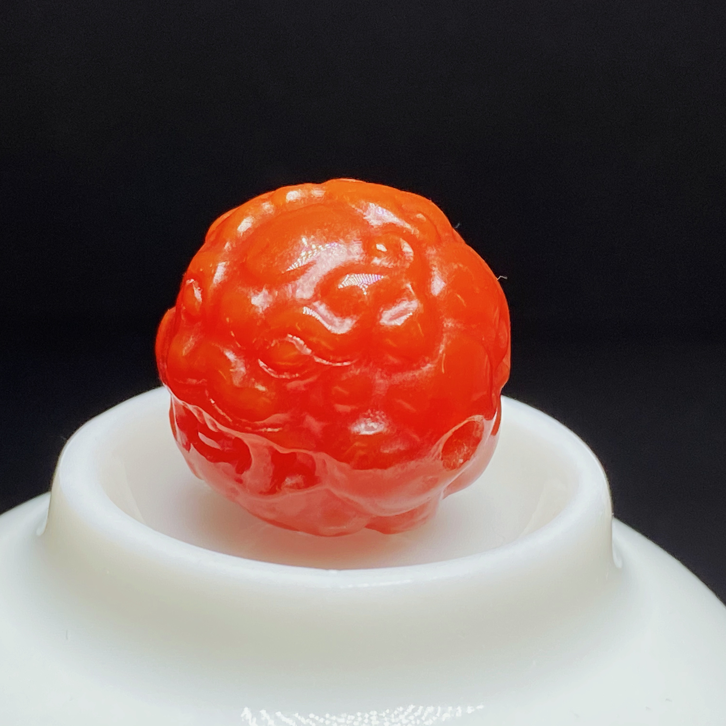 红玛瑙手串配珠南红单珠玉髓吊坠貔貅珠兽珠珠宝直播珠子散珠批发