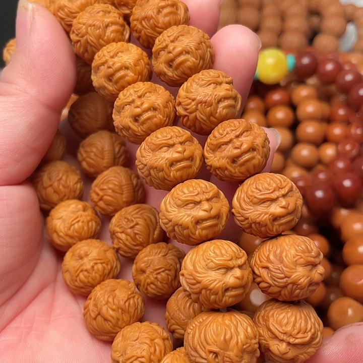 猴头核桃手串美**园黑