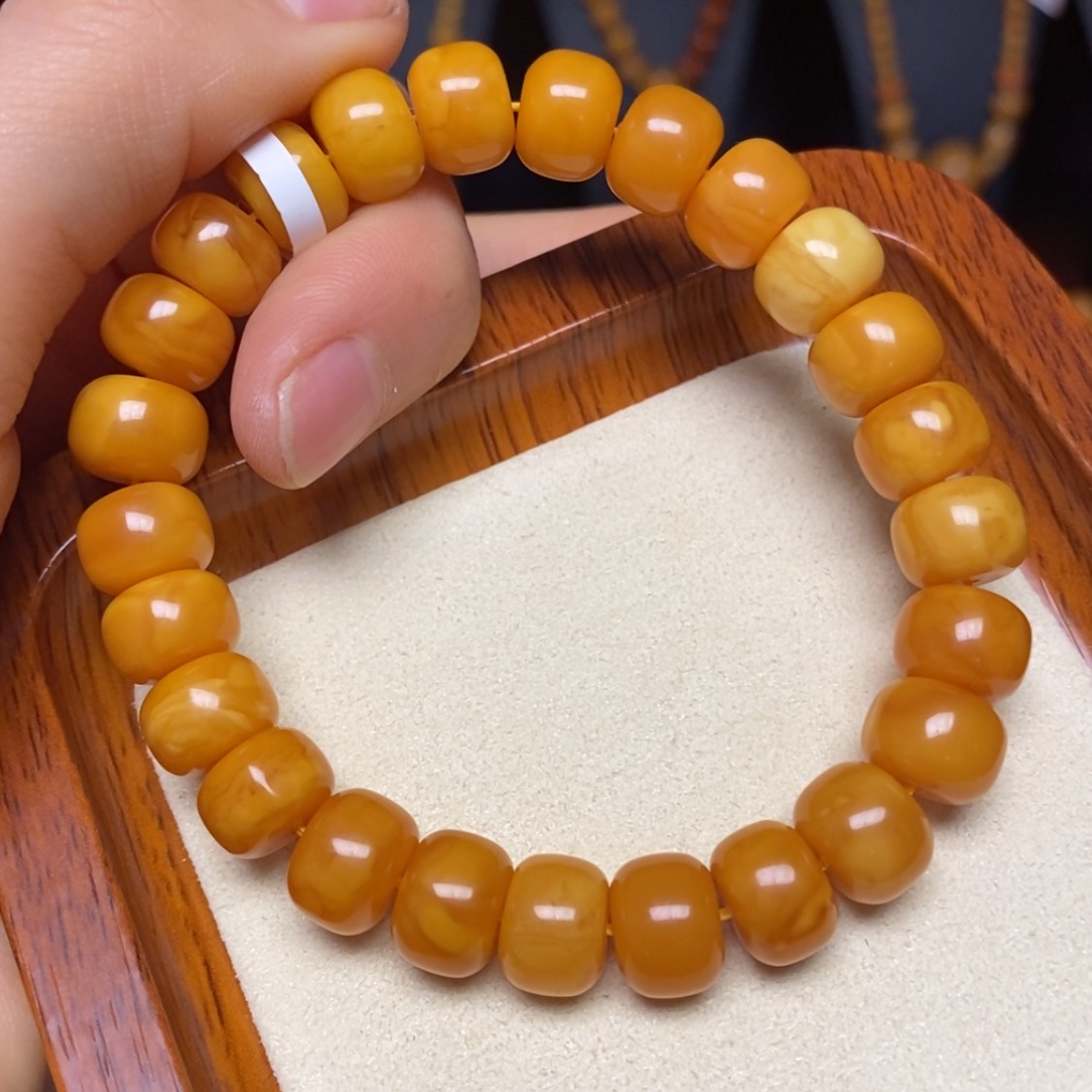 【闪购商品】蜜蜡手链未镶嵌手串