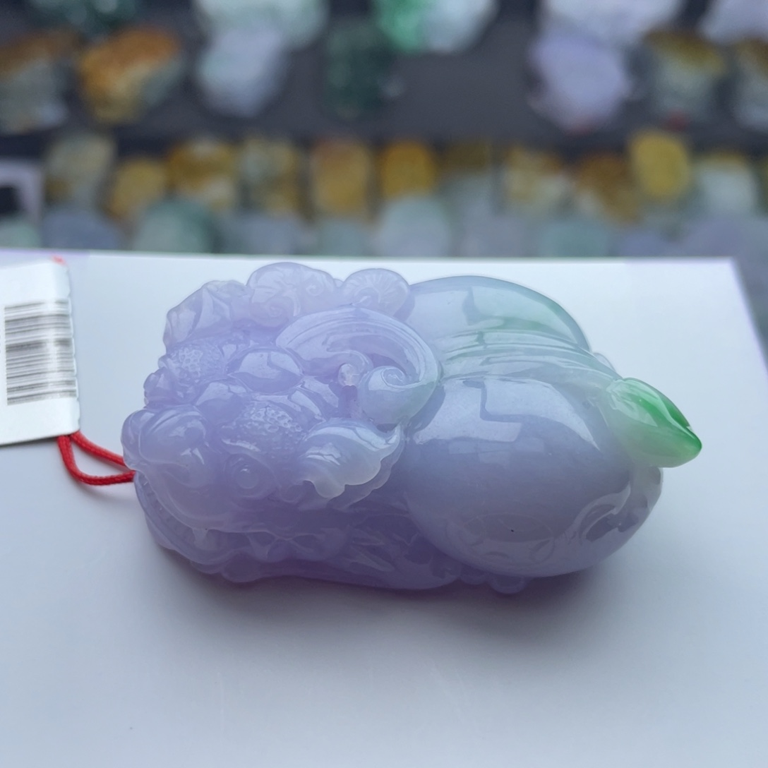 翡翠颈饰未镶嵌貔貅
