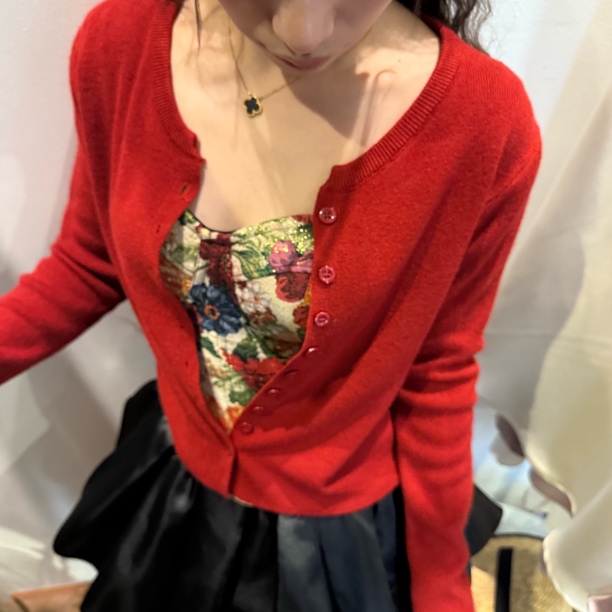 2526毛衣百搭基础款开衫