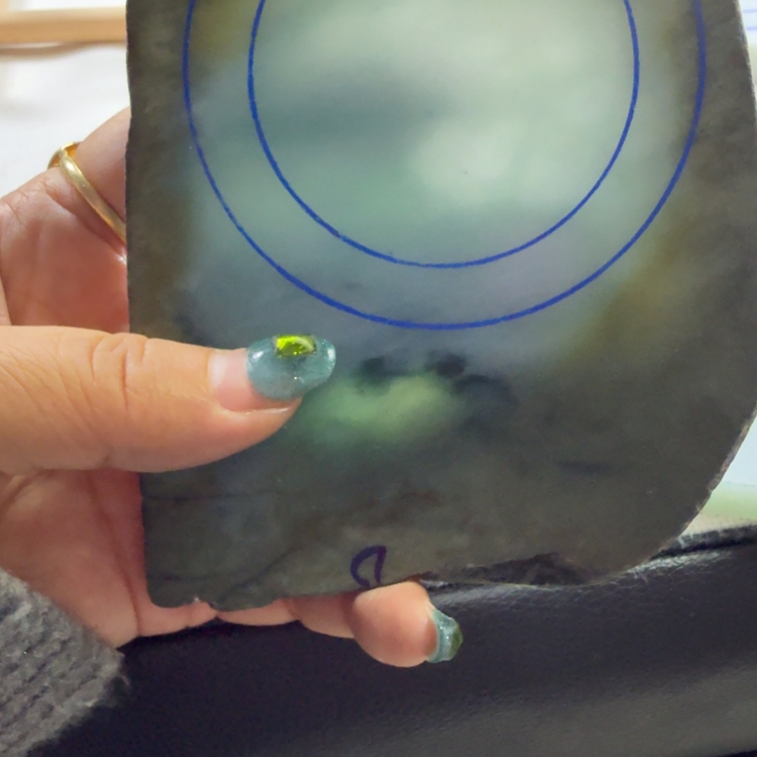 瑾***翠定制翡翠未镶嵌板料