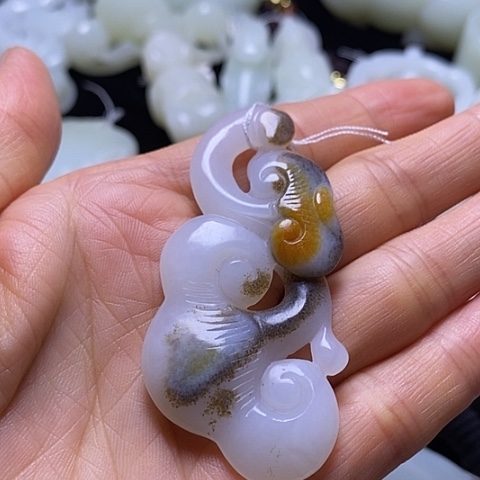 吊坠(不含链)未镶嵌和田玉