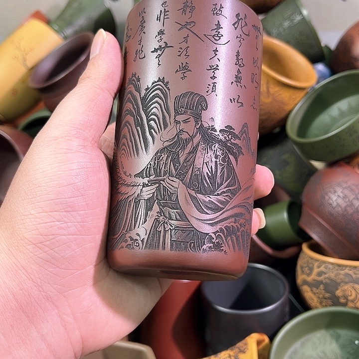 茶杯紫砂全手工紫砂主人杯