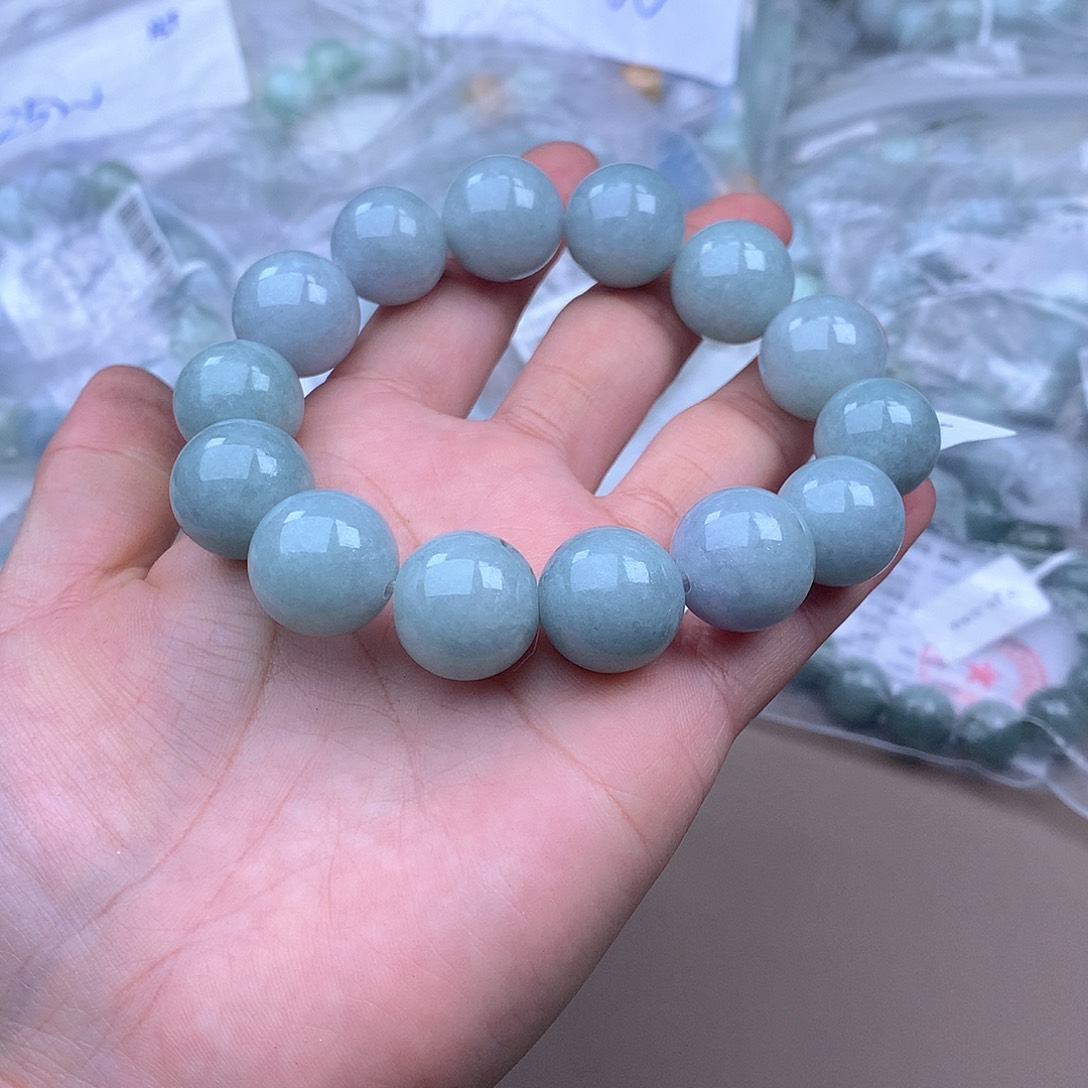 未镶嵌手串定制翡翠