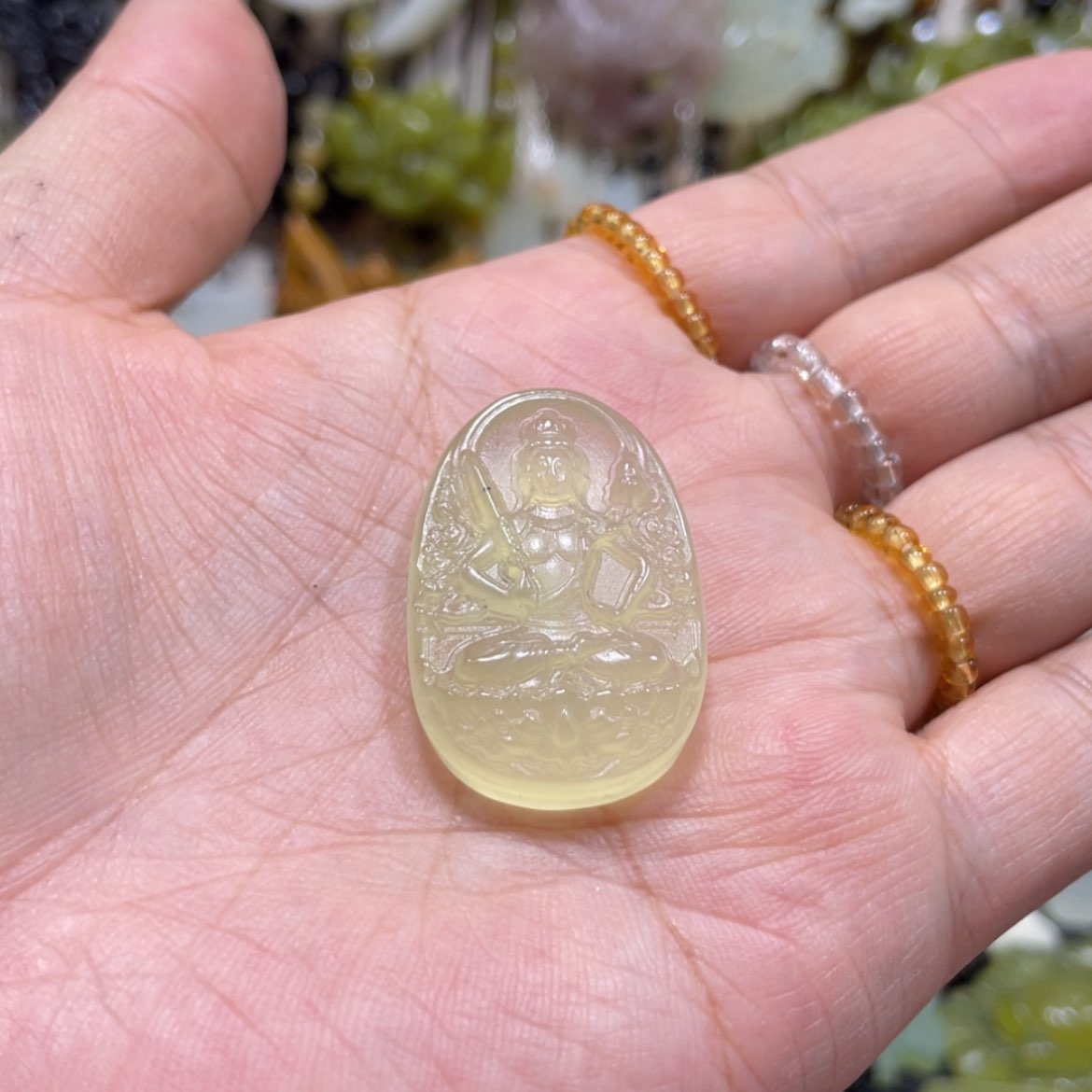 【闪购商品】岫玉颈饰未镶嵌58吊坠