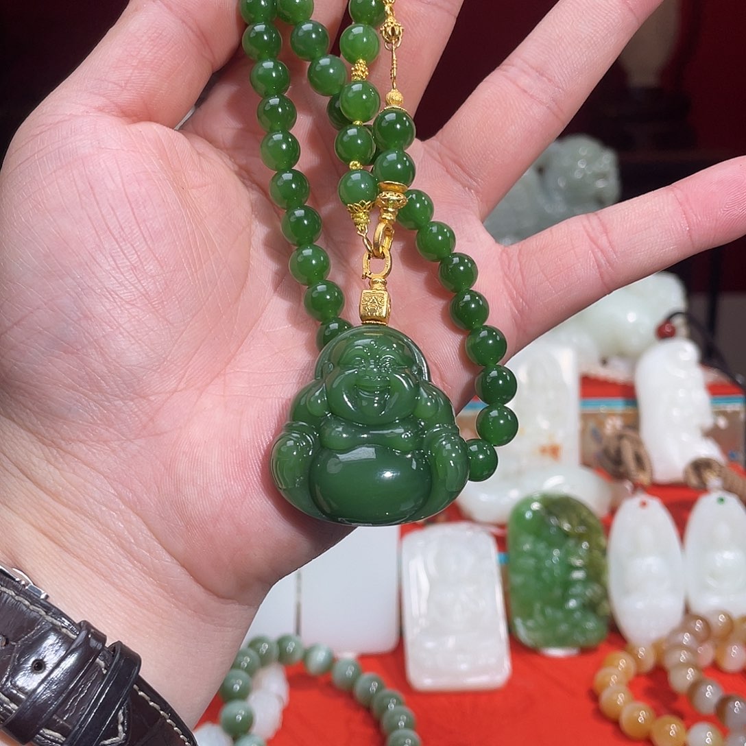 颈饰未镶嵌和田玉✨️**