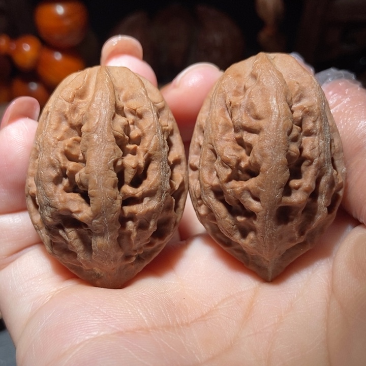 把件文玩核桃东北楸子小雪2