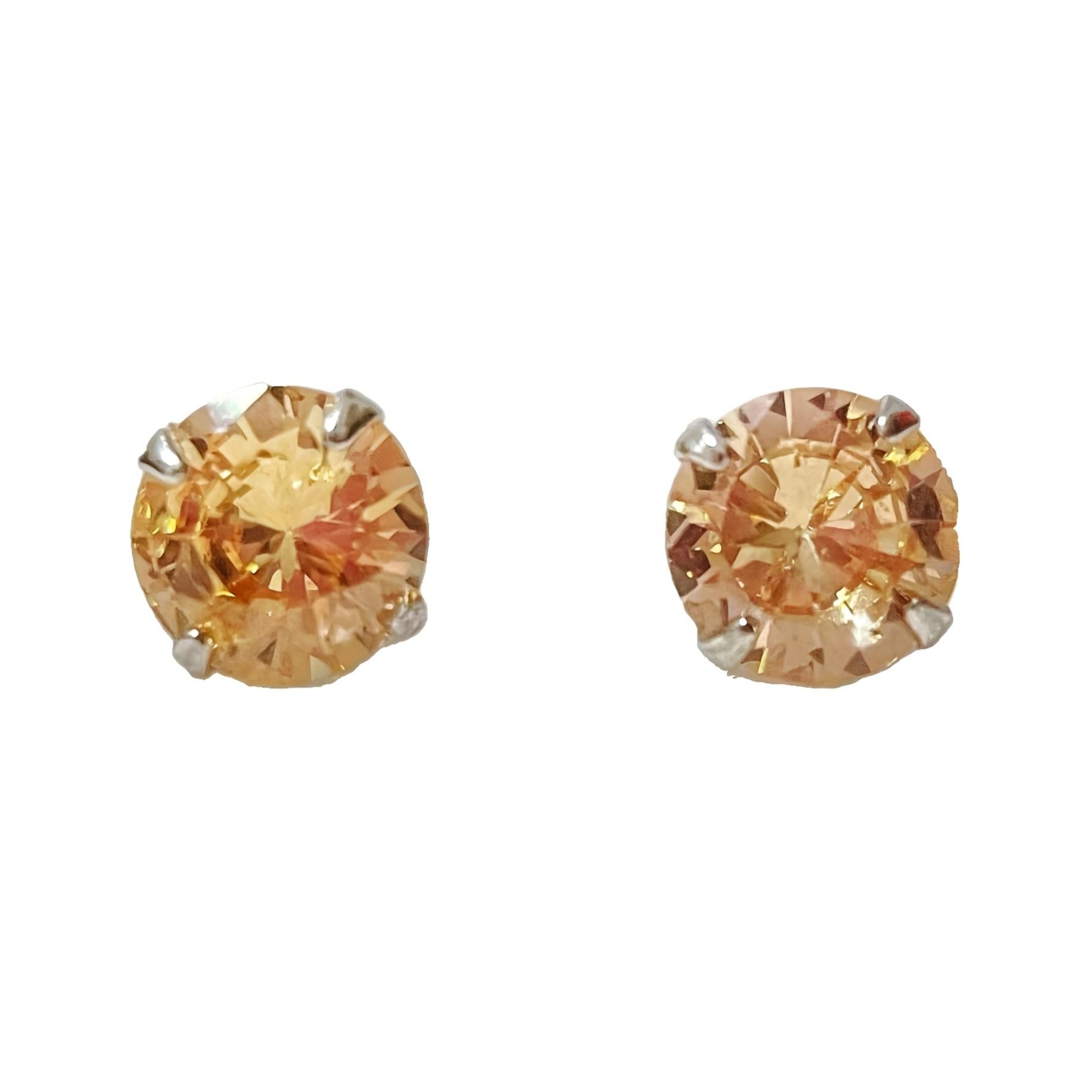 单钻耳钉轻奢时尚气质 8128