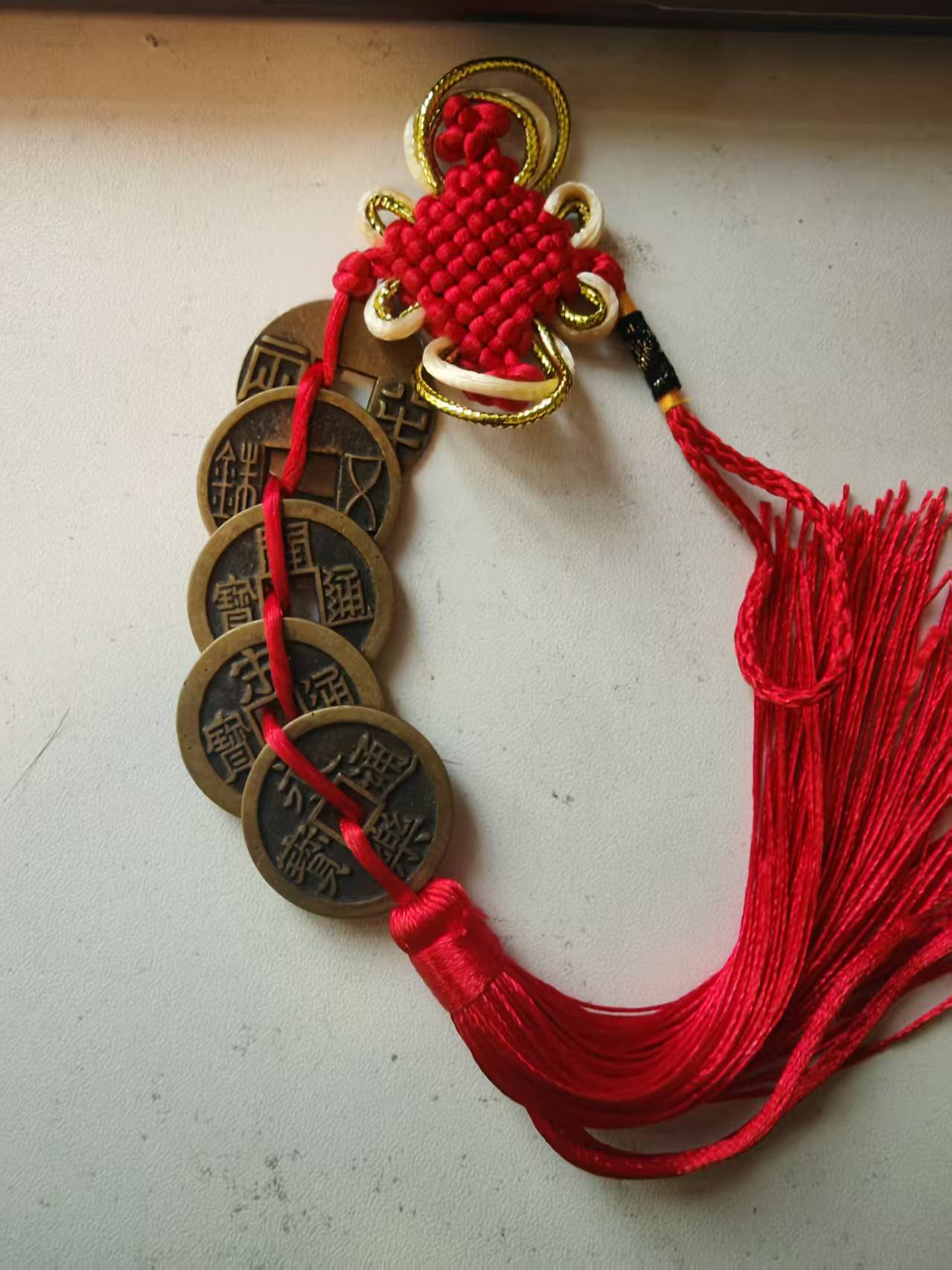 现代工艺品大五帝花钱