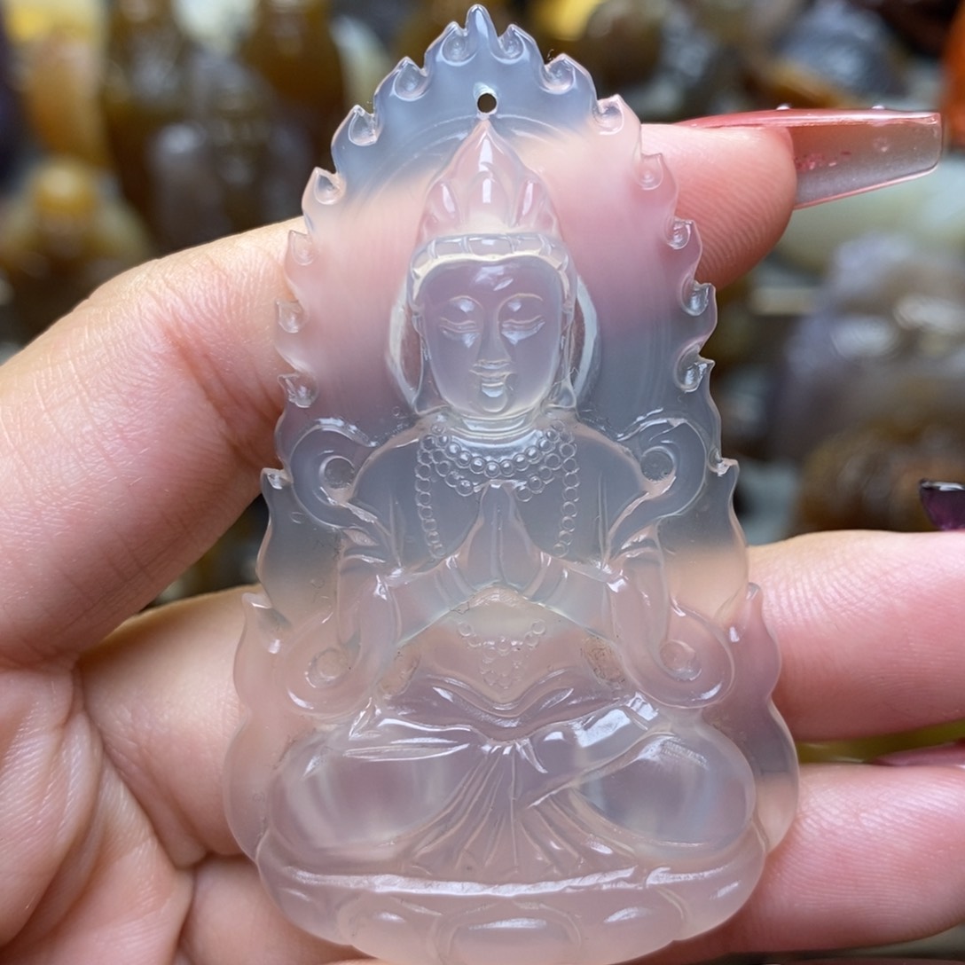 玛瑙/玉髓挂件未镶嵌