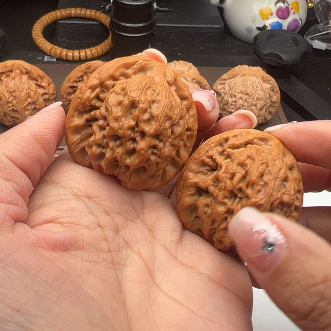 文玩核桃把件金公子43