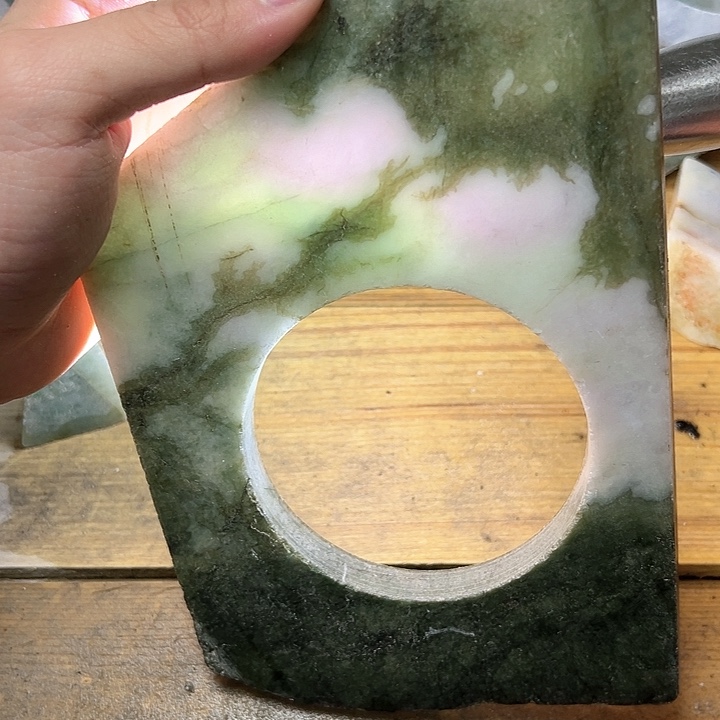 翡翠颈饰未镶嵌纯天然缅甸翡翠