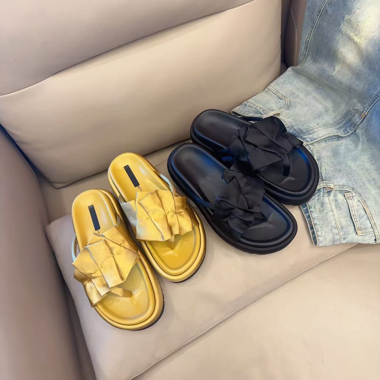 夏季百搭休闲软底人字拖鞋女鞋590-916