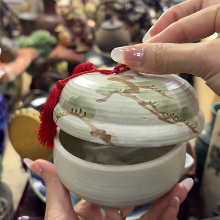 陶瓷古美术置物摆件