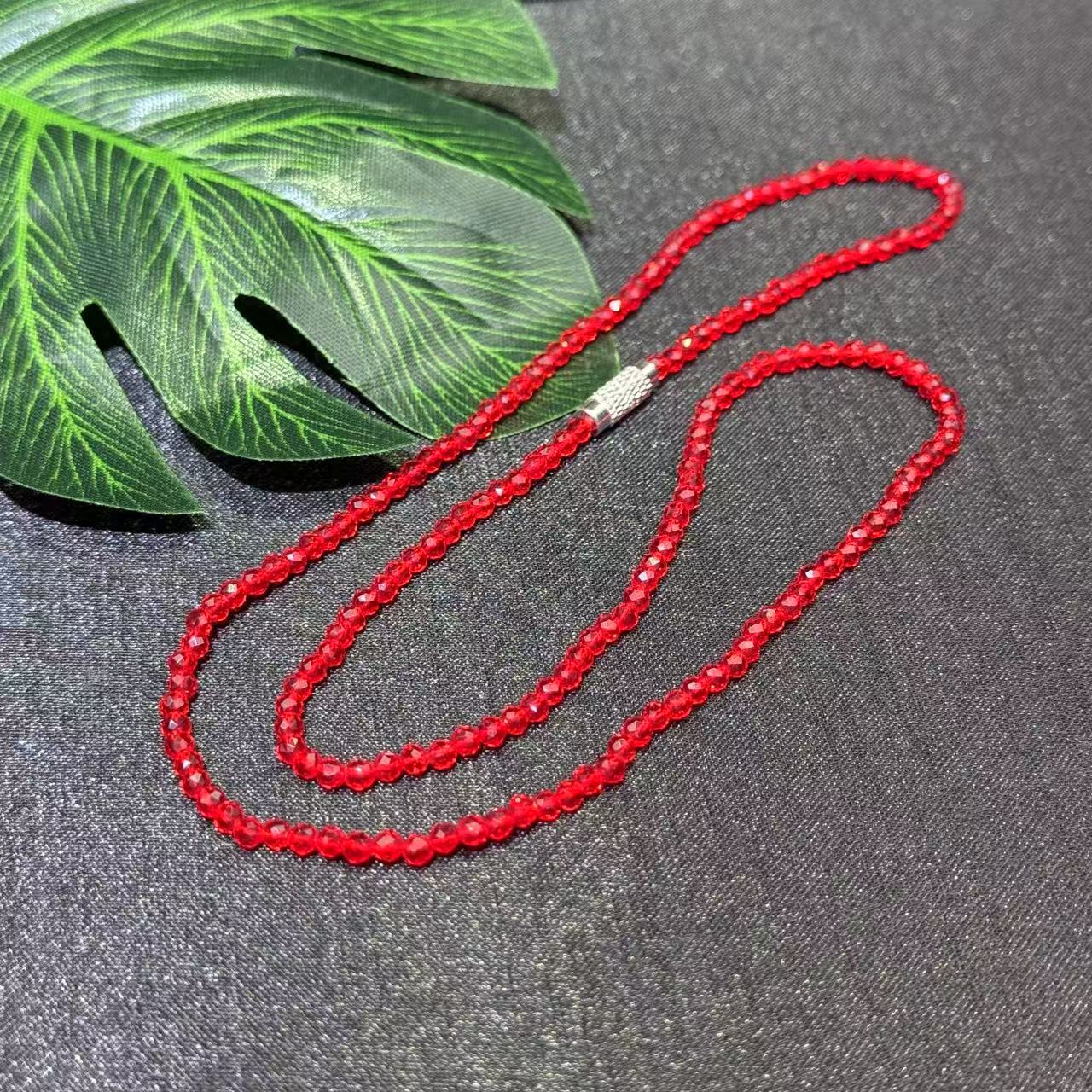 娜娜高奢-馆藏轻奢红宝项链-XL0038