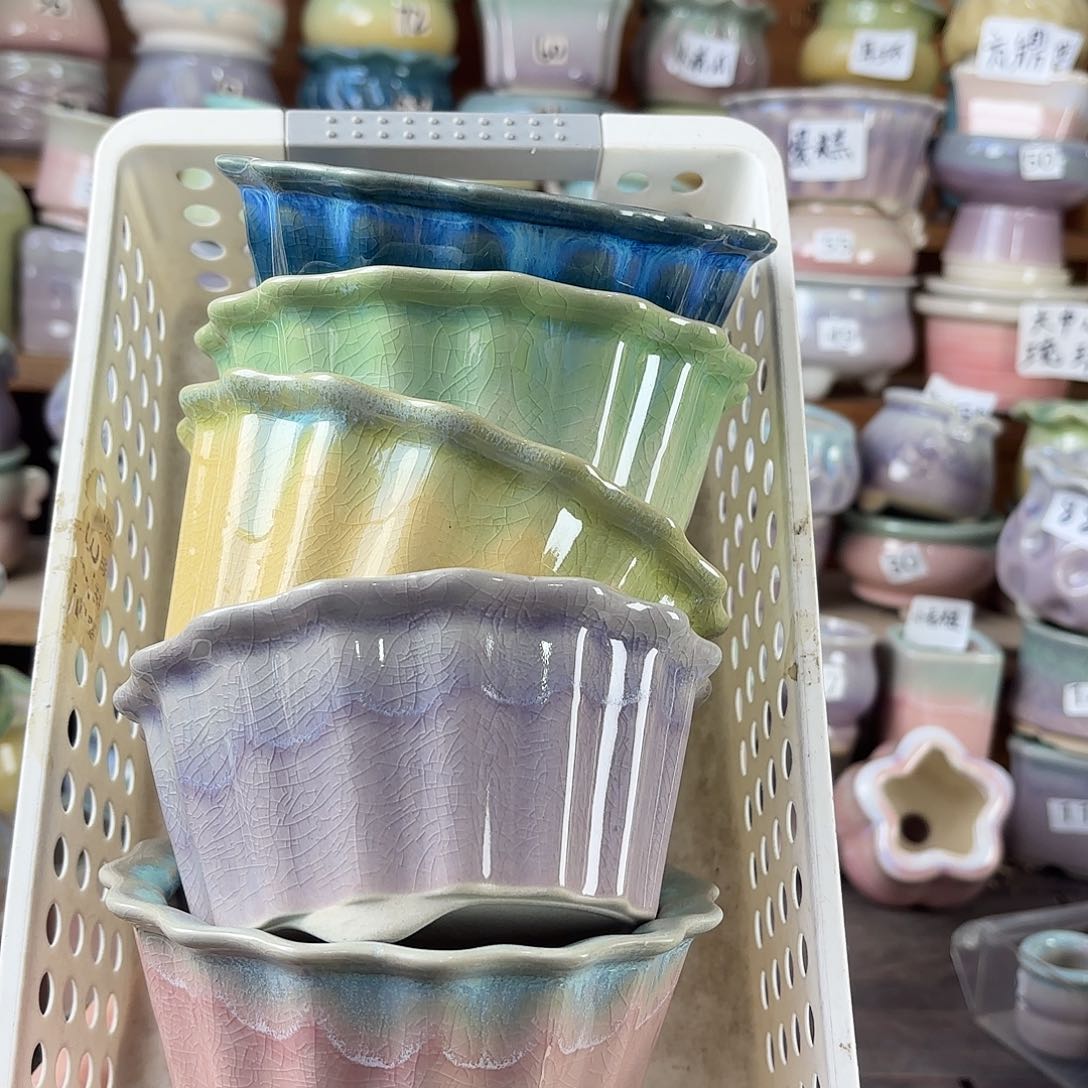 陶瓷量货/口10-13高深浅搭配发4个