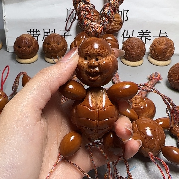 传***闻手串/手链橄榄核橄榄核核雕