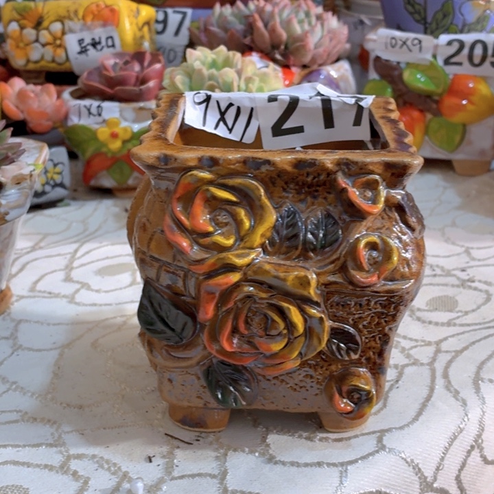 多肉花盆满15包邮