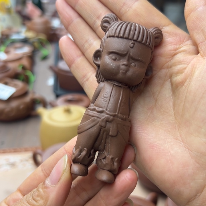 茶壶紫砂紫泥瑕疵的