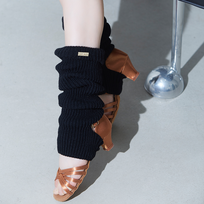 星辰舞拉丁舞专业袜子四级款保护脚踝女儿童成人独特设计毛线针织