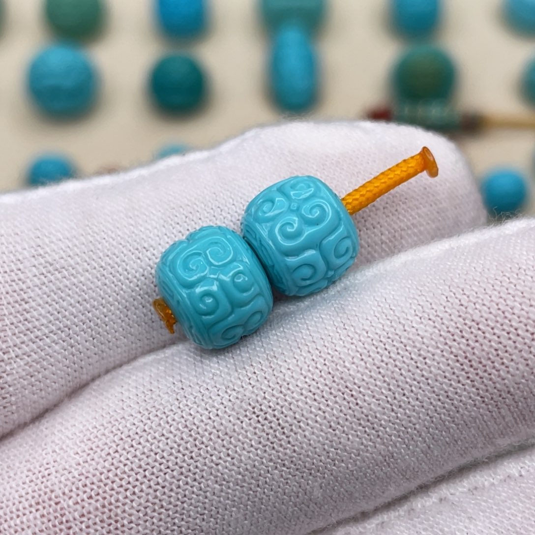 绿松石挂件未镶嵌9.5mm