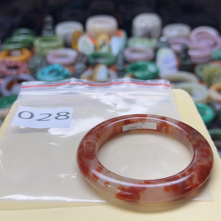 石英质玉手镯未镶嵌西***酱28