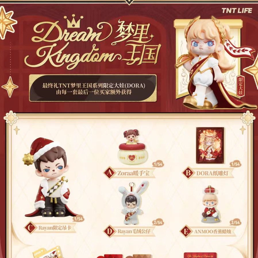 奶糖  TNT Dream Kingdom梦里王国系列抽抽乐 （默认代拆）